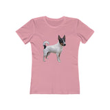 Japanese Terrier - Cute Women's Slim Fit Ringspun Cotton Tee