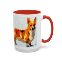 Pembroke Welsh Corgie Ceramic Accent Coffee Mug - 2 Sizes