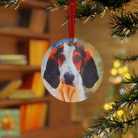 Treeing Walker Coonhound Christmas Tree Metal Ornaments