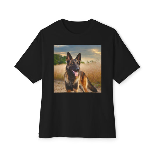Dutch Shepherd Unisex Oversized Ringspun Cotton Boxy T-shirt