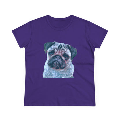 Pug 'Pompey' Women's Midweight Cotton Tee