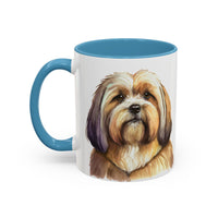 Lhasa Apso Accent Coffee Mug - 2 Sizes