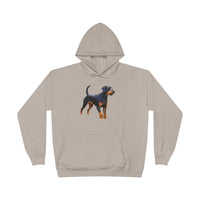 Jagdterrier - Unisex Fleece Lined Pullover Hoodie Sweatshirt