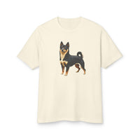 Black & Tan Shiba Inu  -  Unisex Relaxed Fit Garment-Dyed Heavyweight Cotton Tee