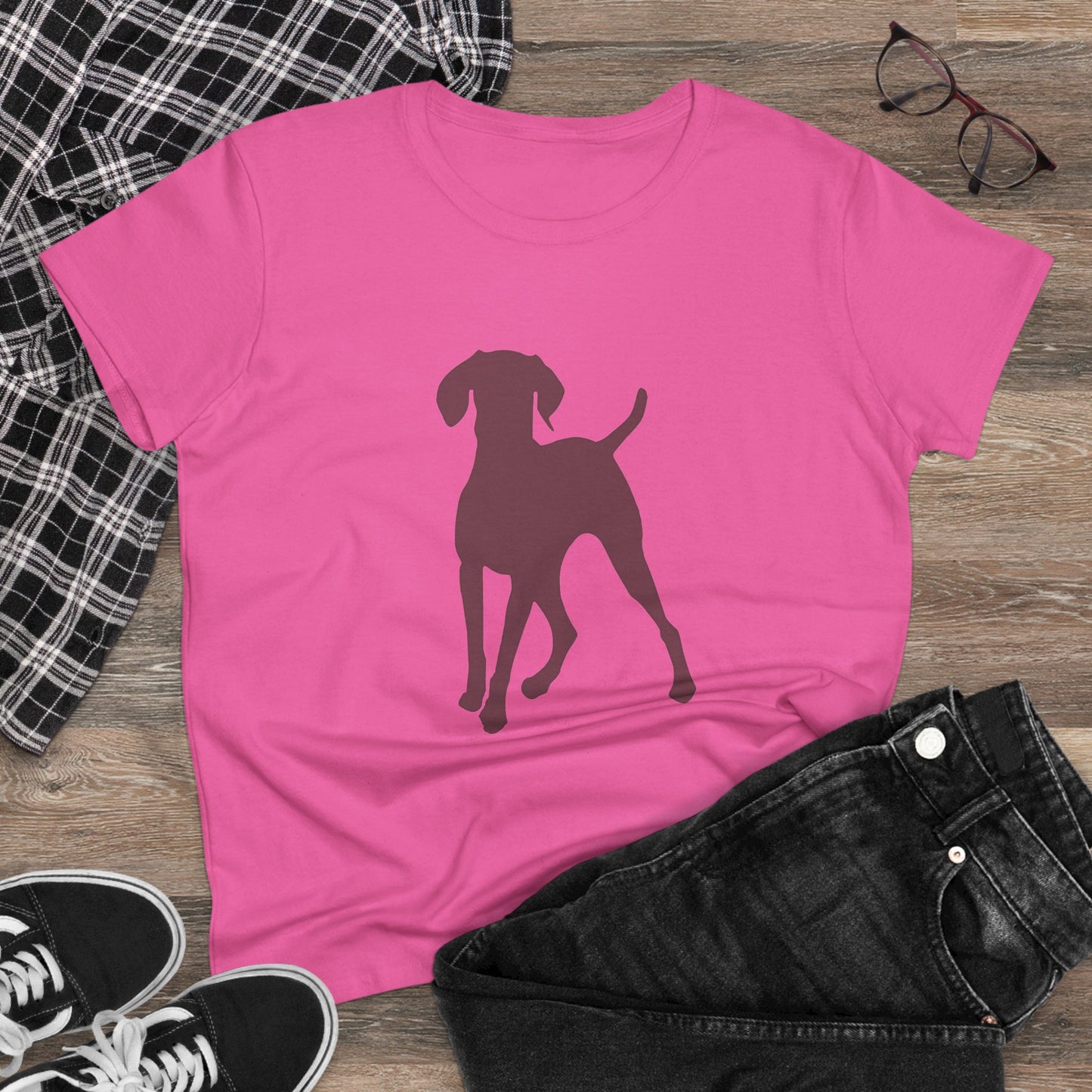 Hungarian Vizsla Women's Midweight Cotton Tee