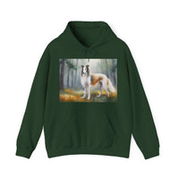 Borzoi 'Russian Wolfhound' Unisex Hooded Sweatshirt
