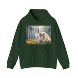 Borzoi 'Russian Wolfhound' Unisex Hooded Sweatshirt