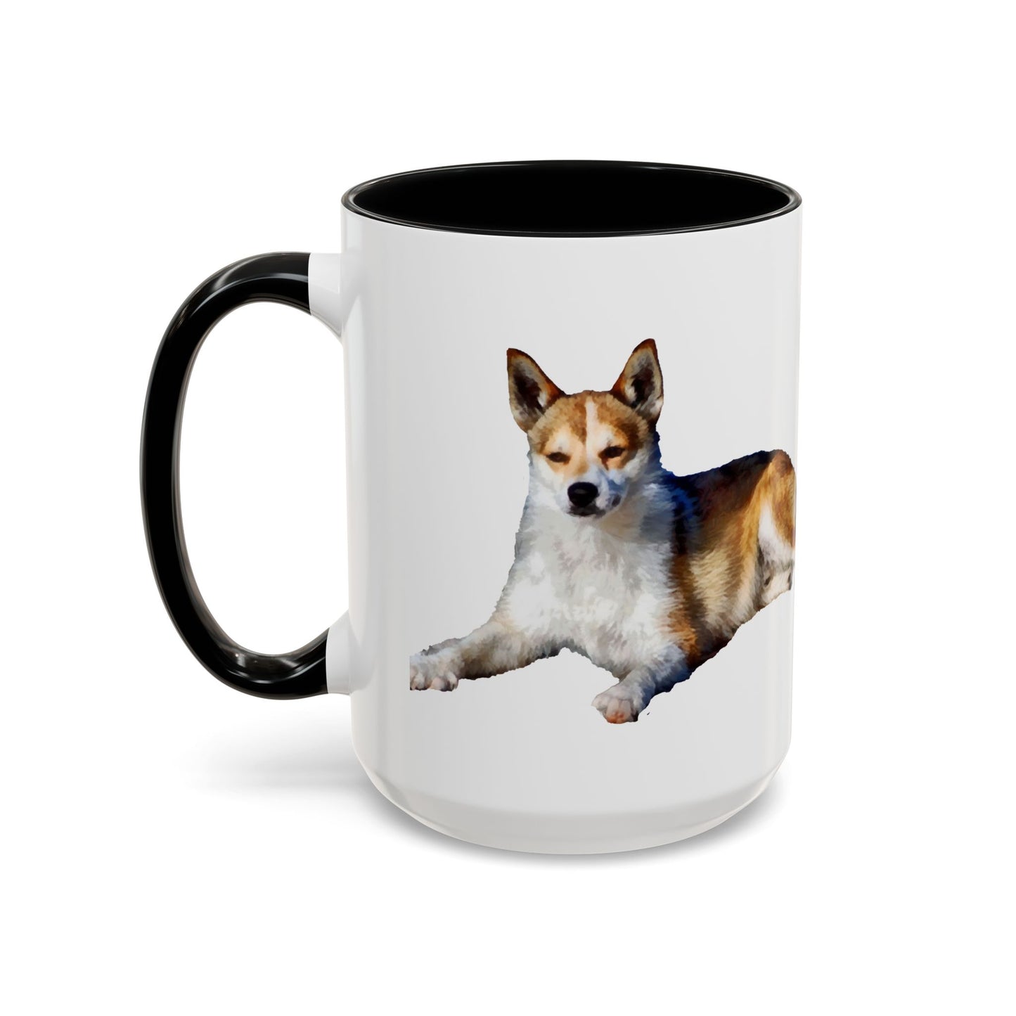 Norwegian Lundehund Accent Coffee Mug