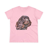American Water Spaniel Women's Midweight Cotton Tee