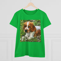 Welsh Springer Spaniel Women's Midweight Cotton Tee
