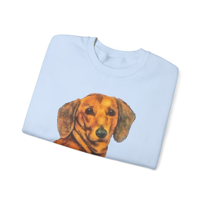 Dachshund 'Doxie #1' Unisex 50/50 Crewneck Sweatshirt
