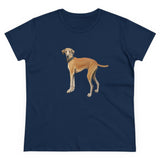 Sloughi - Arabian Greyhound - Women's Midweight Cotton Tee