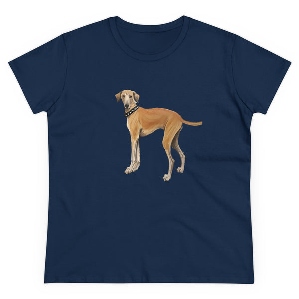 Sloughi - Arabian Greyhound - Women's Midweight Cotton Tee