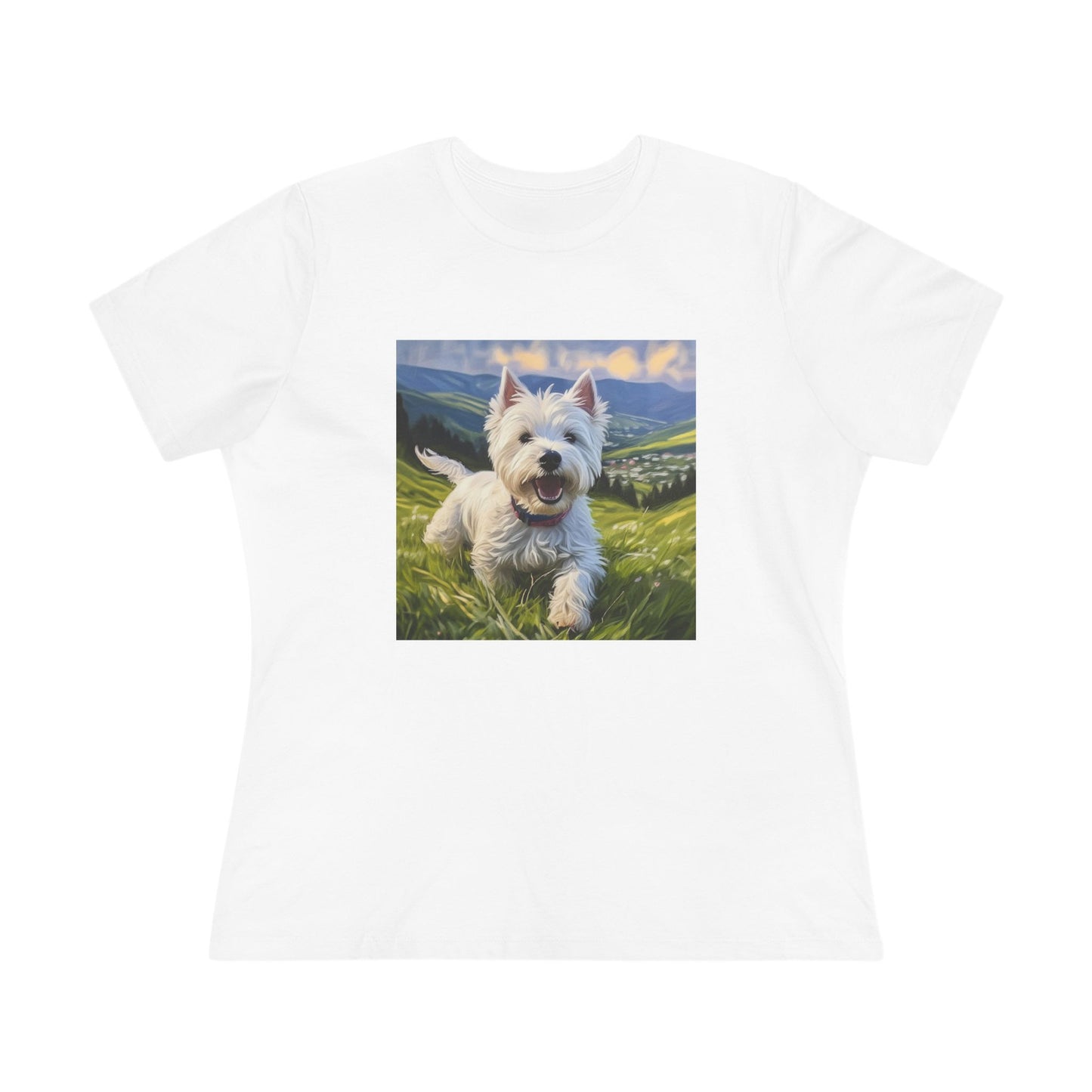 Westie #2 - Women's Relaxed Fit Cotton Tee