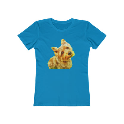Norwich Terrier - -  Women's Slim Fit Ringspun Cotton T-Shirt