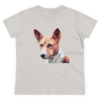 Basenji Women's Midweight Cotton Tee