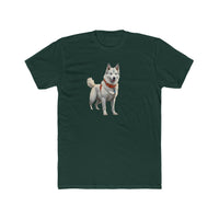Yakutian Laika Men's Fitted Cotton Crew Tee