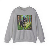 Karelian Bear Dog Unisex 50/50  Crewneck Sweatshirt