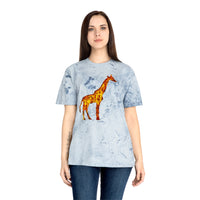 Giraffe 'Camile' Unisex Cotton Color Blast T-Shirt