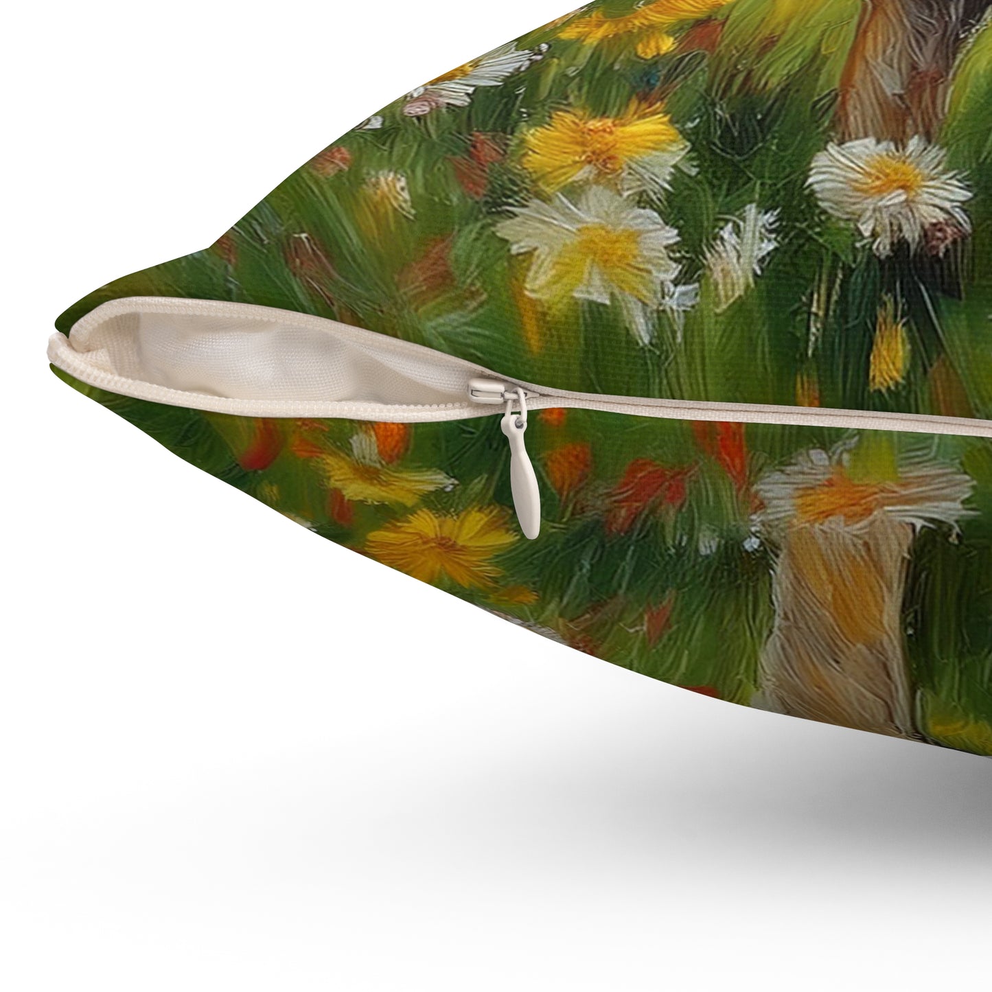Belgian Laekenois Spun Polyester Throw Pillow