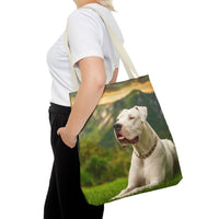 Dogo Argentino Tote Bag (AOP)