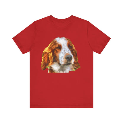 Irish Red & White Setter - Unisex Jersey Short Sleeve Tee
