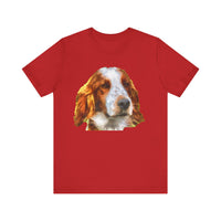 Irish Red & White Setter - Unisex Jersey Short Sleeve Tee