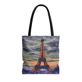 'Eiffel Tower Sunset' Tote Bag