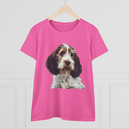 Petit Basset Griffon Vendeen Women's Midweight Cotton Tee