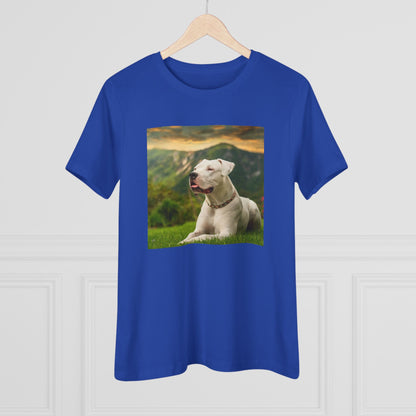 Dogo Argentino Women's Relaxed Fit Cotton Tee