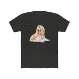 Afghan Hound Men's Cotton Crew Tee