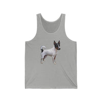 Japanese Terrier Unisex Jersey Tank Top - Summer Casual Wear