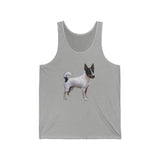 Japanese Terrier Unisex Jersey Tank Top - Summer Casual Wear