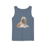 Afghan Hound Unisex  Relaxed Fit Ringspun Cotton Tank Top