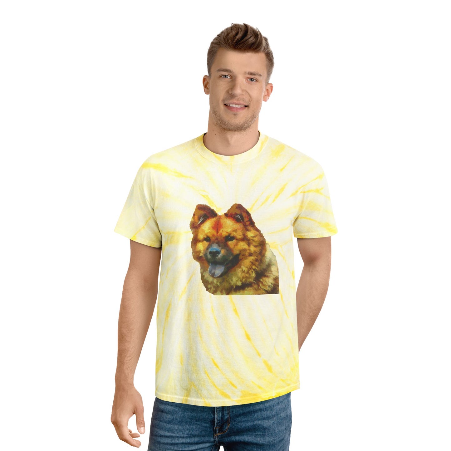 Chow Chow Unisex Tie-Dye Tee, Cyclone