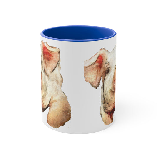 Pig 'Petunia' Accent Coffee Mug, 11oz