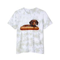 Dachshund  --  Weiner Dog  --  Unisex Fashion Tie-Dyed T-Shirt