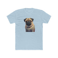 Pug - Men's Fitted Cotton Crew Tee