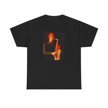 The Saxophonist Unisex Heavy Cotton Tee