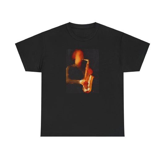The Saxophonist Unisex Heavy Cotton Tee