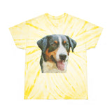 Appenzeller Sennenhund Unisex Cotton Tie-Dye Tee, Cyclone