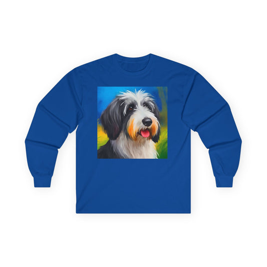 Polish Lowland Sheepdog Unisex Cotton Long Sleeve Tee
