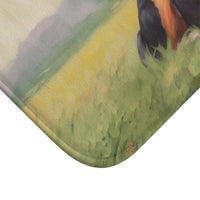 Entlebucher Mountain Dog Bathroom Rug  Mat