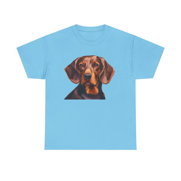 Hannoverscher Schweisshund Classic Heavy Cotton Tee - Adorable Dog Art - Perfect Gift for Animal Lovers