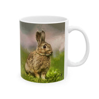 Rabbit 'Clover' Ceramic Mug 11oz