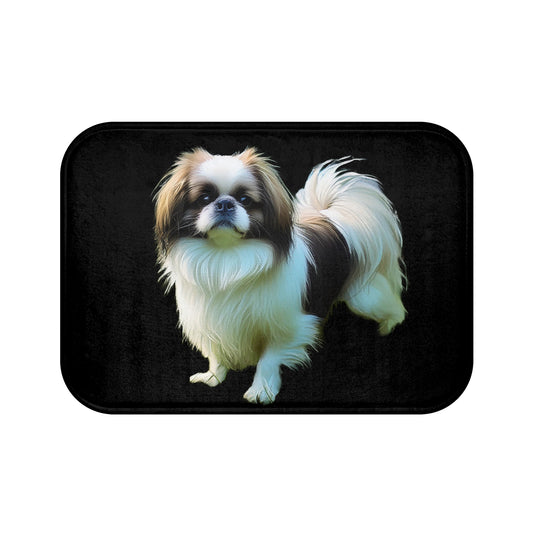 Charming Japanese Chin Bathroom Rug Mat