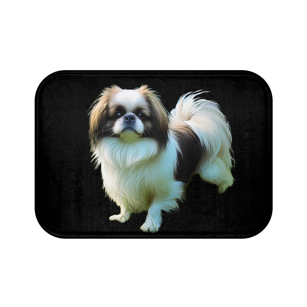 Charming Japanese Chin Bathroom Rug Mat