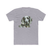 Weimaraner 'Greyson' Men's Cotton Crew Tee