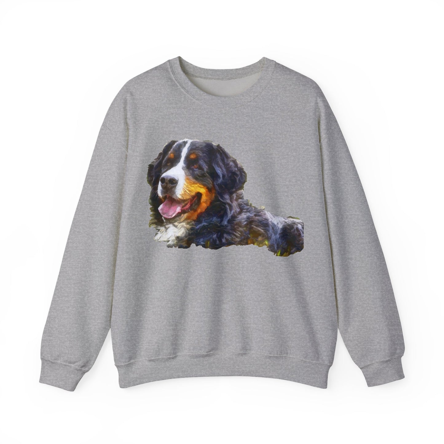 Bernese Mountain Dog Unisex 50/50 Crewneck Sweatshirt