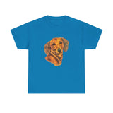 Dachshund 'Doxie #1' Unisex Heavy Cotton Tee